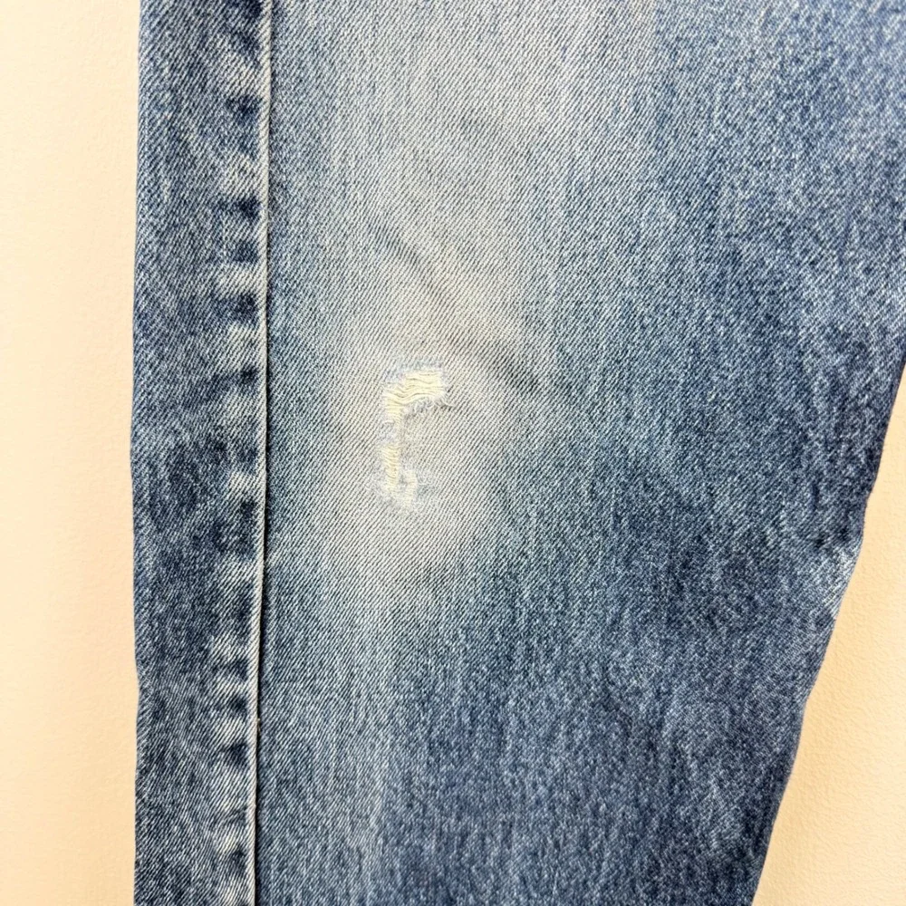 Levis 505 Mens Straight Leg Regular Fit Jeans 32x34 (31x31) Distressed Americana